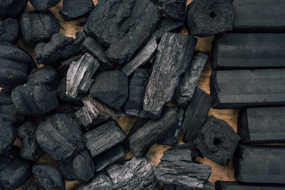 Premium hardwood lump charcoal for clean burning and high heat.